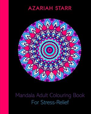 Mandala Adult Colouring Book For Stress-Relief image number 0
