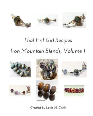That Frit Girl Frit Recipes 96 COE, Volume 1: Iron Mountain Blends, Volume 1 image number 0