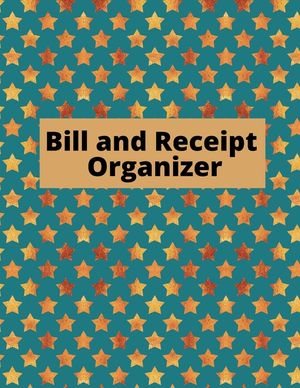 Bill and Receipt Organizer: Budget planner, Bill Planner & Organizer, Payment record, Simple and useful expense tracker image number 0