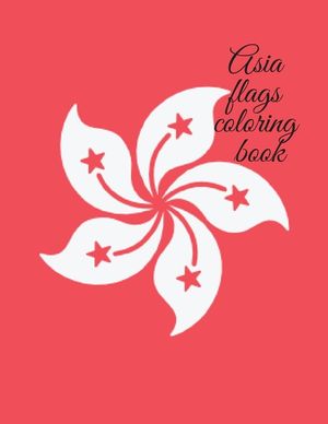 Asia flags coloring book image number 0