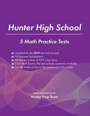 Hunter High School: 5 Math Practice Tests image number 0