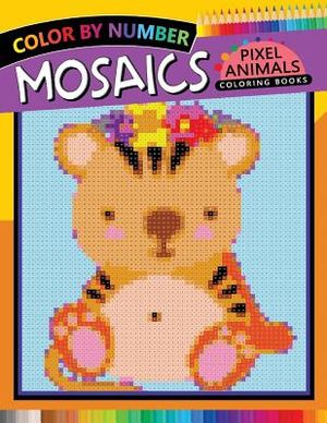 Animals Mosaics Pixel Coloring Books: Color by Number for Adults Stress Relieving Design Puzzle Quest image number 0