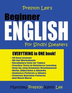 Preston Lee's Beginner English For Sindhi Speakers image number 0