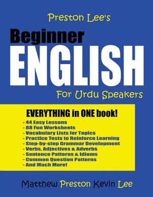 Preston Lee's Beginner English For Urdu Speakers image number 0