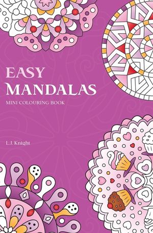 Easy Mandalas Mini Colouring Book: 50 Original Travel Size Mandala Designs For Relaxation image number 0