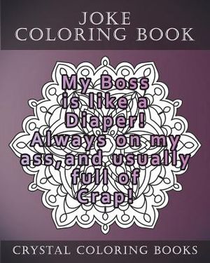 Joke Coloring Book For Adults: 20 Hilarious Joke Mandala Coloring Pages. This Book Will Definately Make You Laugh out Loud. A Perfect Gift For Anyone image number 0