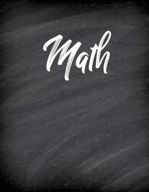 Math: Composition Graph Paper Notebook; 5x5 Paper for Math, Albegra, Geometry, Science, Engineering; 8.5x11 Inches, 100 Page image number 0