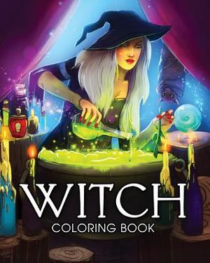 Witch Coloring Book: A Coloring Book for Adults Featuring Beautiful Witches, Magical Potions, and Spellbinding Ritual Scenes image number 0