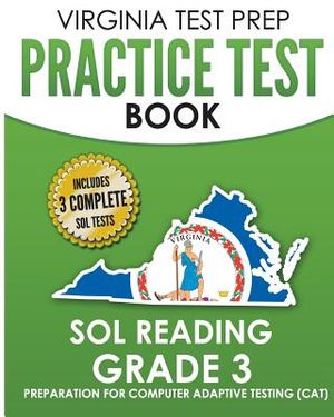 VIRGINIA TEST PREP Practice Test Book SOL Reading Grade 3: Preparation for Computer Adaptive Testing (CAT) image number 0