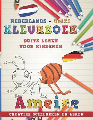 Kleurboek Nederlands - Duits I Duits Leren Voor Kinderen I Creatief Schilderen En Leren image number 0