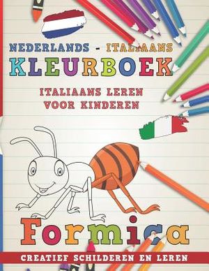 Kleurboek Nederlands - Italiaans I Italiaans Leren Voor Kinderen I Creatief Schilderen En Leren image number 0