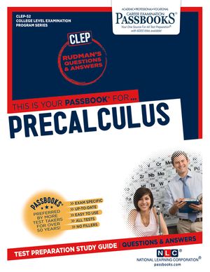 Precalculus (CLEP-52): Passbooks Study Guide image number 0