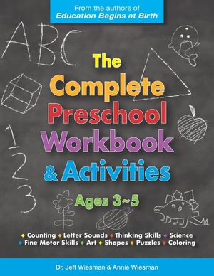 The Complete Preschool Workbook & Activities: Ages 3 - 5 image number 0