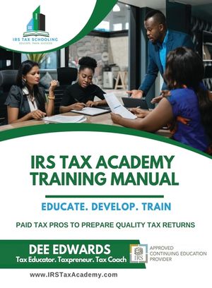 IRS Tax Academy Training Manual image number 0