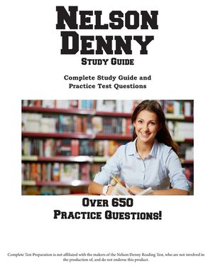 Nelson Denny Study Guide: Complete Study Guide and Practice Test Questions image number 0