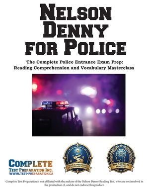 Nelson Denny for Police: Complete Study Guide and Practice Test Questions image number 0