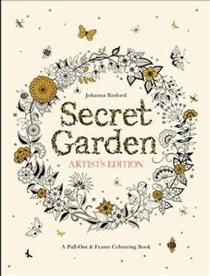 Secret Garden Artist's Edition: a Pull-out and Frame Colouring Book image number 0