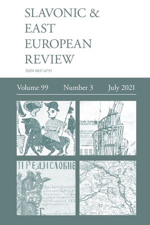 Slavonic & East European Review (99: 3) July 2021 image number 0