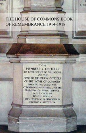 The House of Commons Book of Remembrance 1914-1918 image number 0