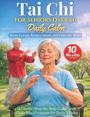 Tai Chi for Seniors Over 60 Daily Calm: Boost Energy, Reduce Stress, and Calm the Mind - A Gentle, Step-by-Step Guide with Chair Modifications for Dai image number 0