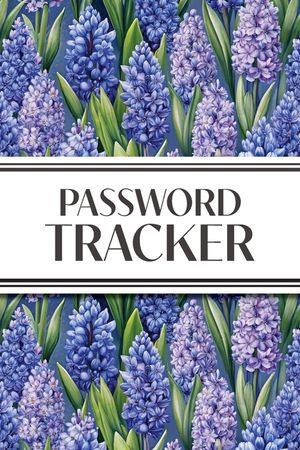 Password Tracker (Hyacinths): 6"x9" Alphabetical Password Logbook for Easy Organization image number 0