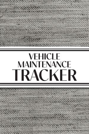 Vehicle Maintenance Tracker (Textured Paper Charcoal): 6"x9" 4 Car Maintenance Tracker with 30 Entries a Page and Over 100 Pages! Auto Vehicle Service image number 0