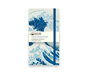 Katsushika Hokusai: The Great Wave Flame Tree Sticky Notes Folder image number 0