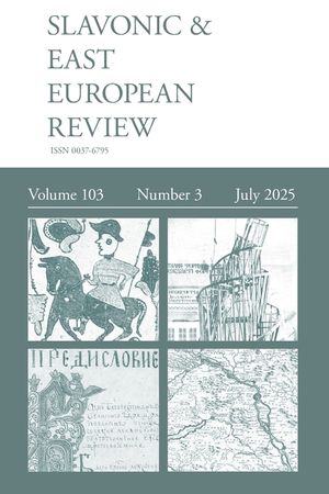 Slavonic & East European Review (103.3) 2025 image number 0
