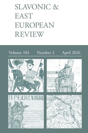 Slavonic & East European Review (104.2) 2026 image number 0
