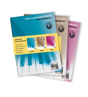 3-Book Music Working Kit for Piano & Keyboard image number 0