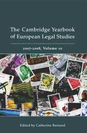 Cambridge Yearbook of European Legal Studies, Vol 10, 2007-2008 image number 0