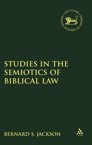 Studies in the Semiotics of Biblical Law image number 0