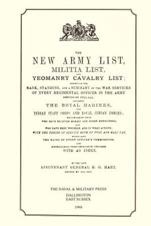Hart OS Army List 1895 image number 0