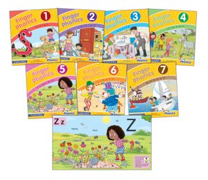 Finger Phonics Books 1-7: In Print Letters (American English Edition) image number 0
