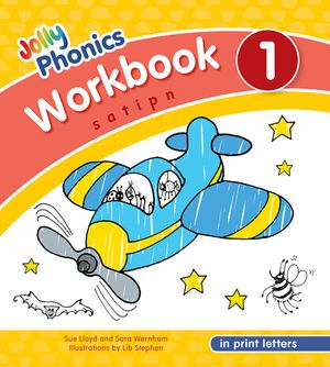 Jolly Phonics Workbook 1: In Print Letters (American English Edition) image number 0