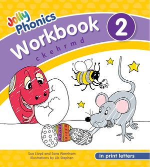 Jolly Phonics Workbook 2: In Print Letters (American English Edition) image number 0