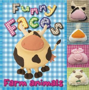 Funny Faces Farm Animals [With Plush Faces on Tabs] image number 0