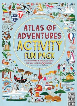 Atlas of Adventures Activity Fun Pack: With a Coloring-In Book, Huge World Map Wall Poster, and 50 Stickers image number 0
