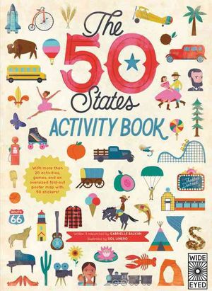 The 50 States: Activity Book: Maps of the 50 States of the USA image number 0