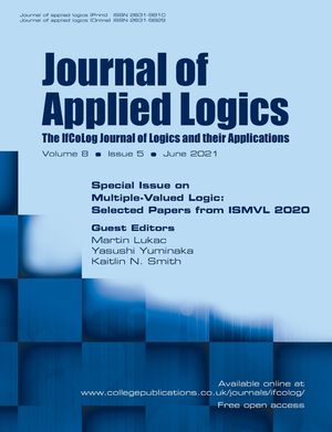 Journal of Applied Logics - The IfCoLog Journal of Logics and their Applications: Volume 8, Issue 5, June 2021. Special Issue on Multiple-Valued Logic image number 0