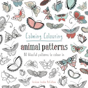 Calming Colouring: Animal Patterns: 80 Blissful Patterns to Colour in image number 0
