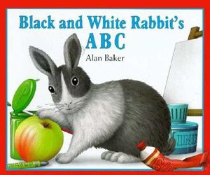 Black+white Rabbit ABC Pob image number 0