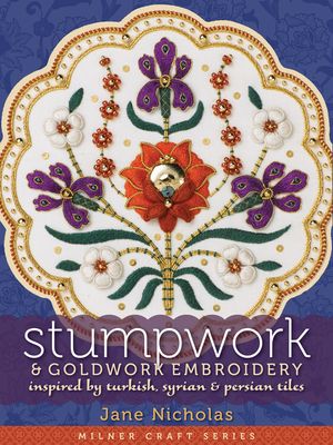 Stumpwork & Goldwork Embroidery Inspired by Turkish, Syrian & Persian Tiles image number 0