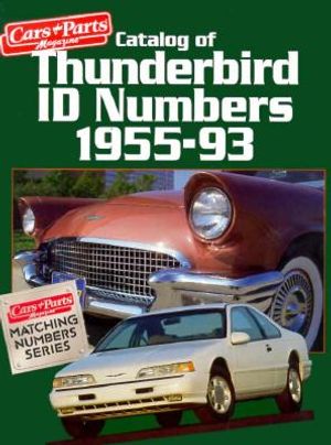 Catalog of Thunderbird Id Numbers, 1955-93 image number 0