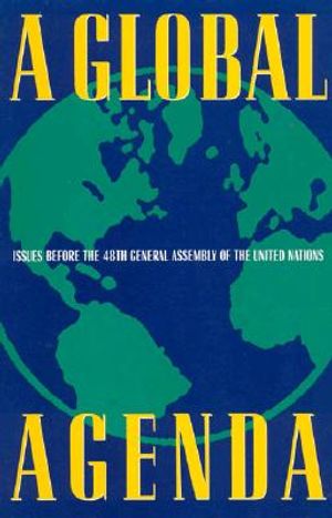 A Global Agenda: Issues Before the 48th General Assembly of the United Nations image number 0