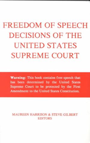 Freedom of Speech Decisions of the United States Supreme Court image number 0