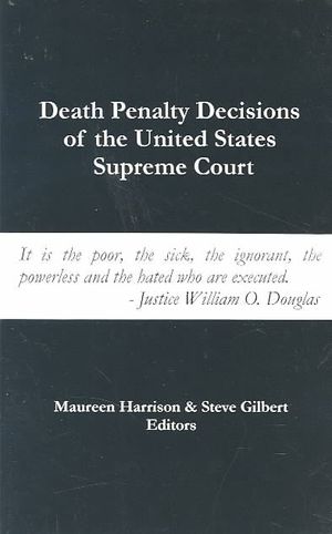 Death Penalty Decisions of the United States Supreme Court image number 0