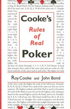 Cooke's Rules of Real Poker image number 0