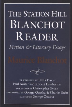 Station Hill Blanchot Reader image number 0
