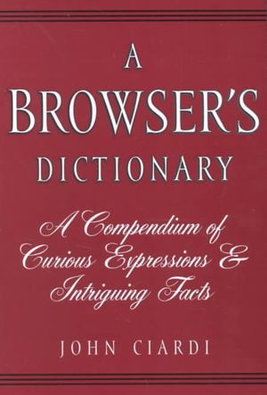 A Browser's Dictionary(common Reader Editions) image number 0